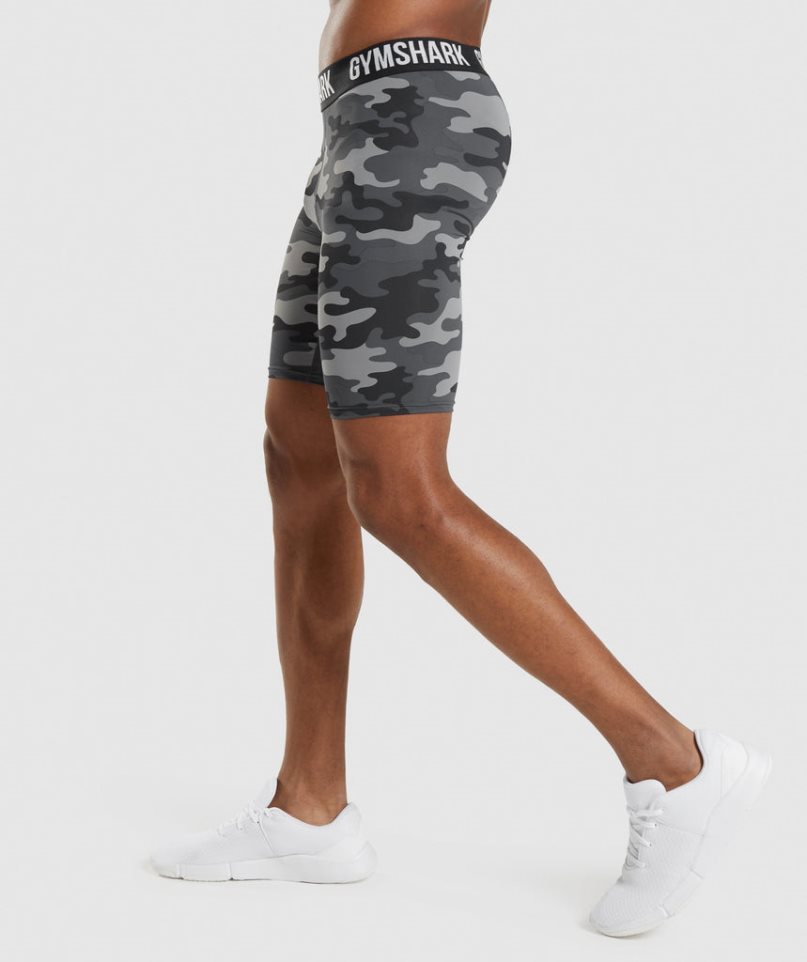 Szorty Gymshark Element Baselayer Męskie Camo | PL 940NVW